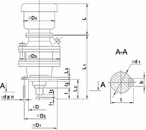 Схема мотор-редукторов