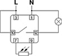 Рис.1. Схема подключения реле AZ-112